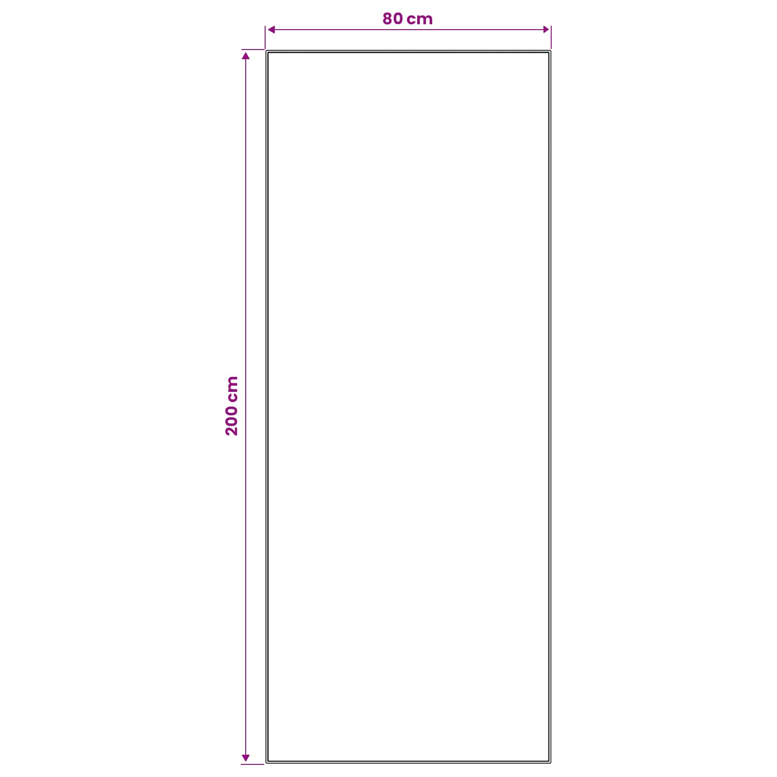 Vloerkleedloper ORIZ 1150 gsm Zwart gaaspatroon image 4