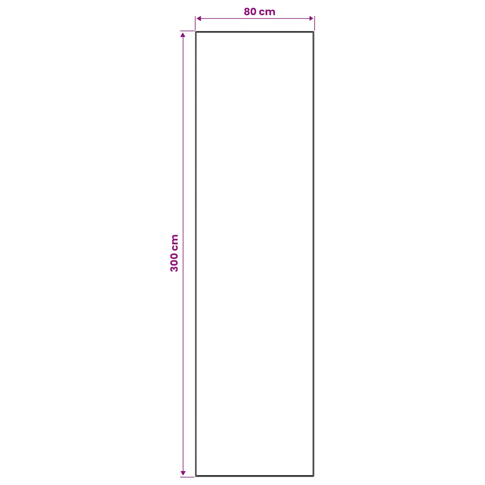 Vloerkleedloper ORIZ 1150 gsm Zwart gaaspatroon image 4