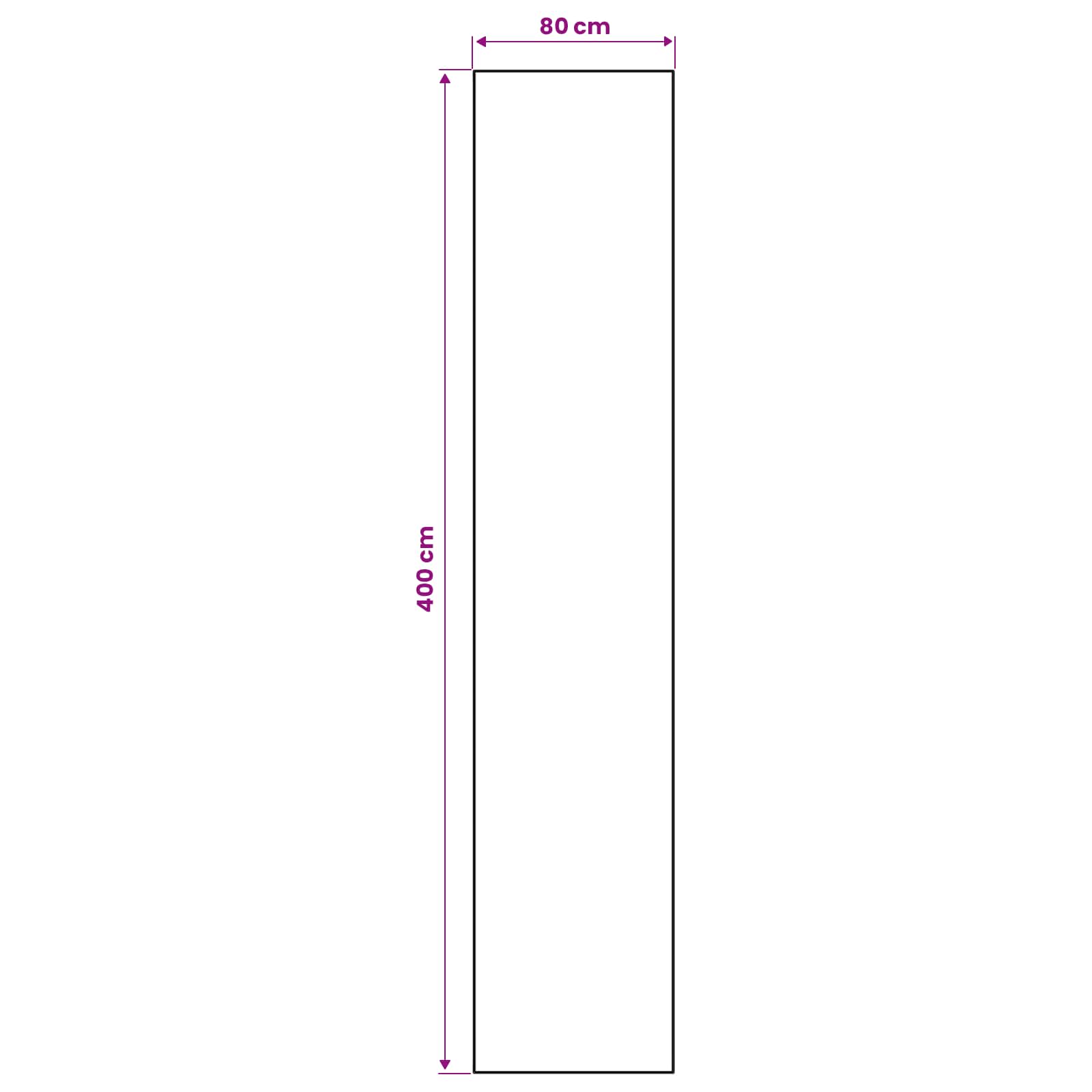 Vloerkleedloper ORIZ 1150 gsm Zwart gaaspatroon image 4