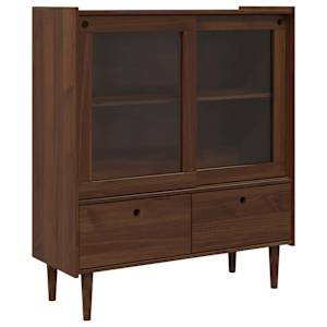 vidaXL Kapp BILBAO Tume karamell 104 x 40 x 120 cm
