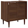 vidaXL Valamukapp BILBAO Tume karamell 75 x 50 x 80 cm