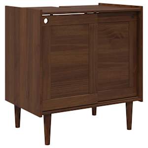 vidaXL Valamukapp BILBAO Tume karamell 75 x 50 x 80 cm