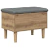 vidaXL S&auml;ilituskohver koos padjaga Artisan tamm 62 x 42 x 46 cm