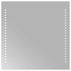 vidaXL LED vannitoa peegel L&auml;bipaistev 40 x 40 cm karastatud klaas