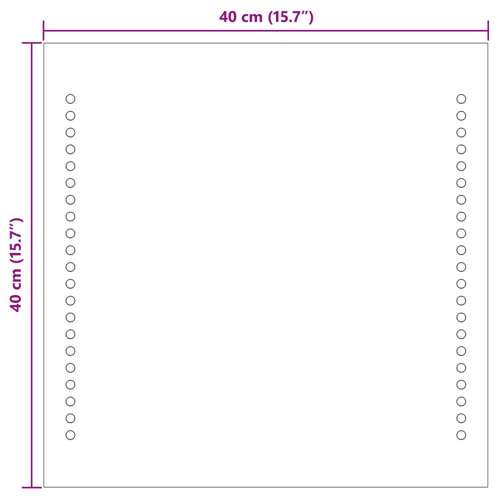 LED Badkamer Spiegel Transparant 40 x 40 cm gehard glas image 9