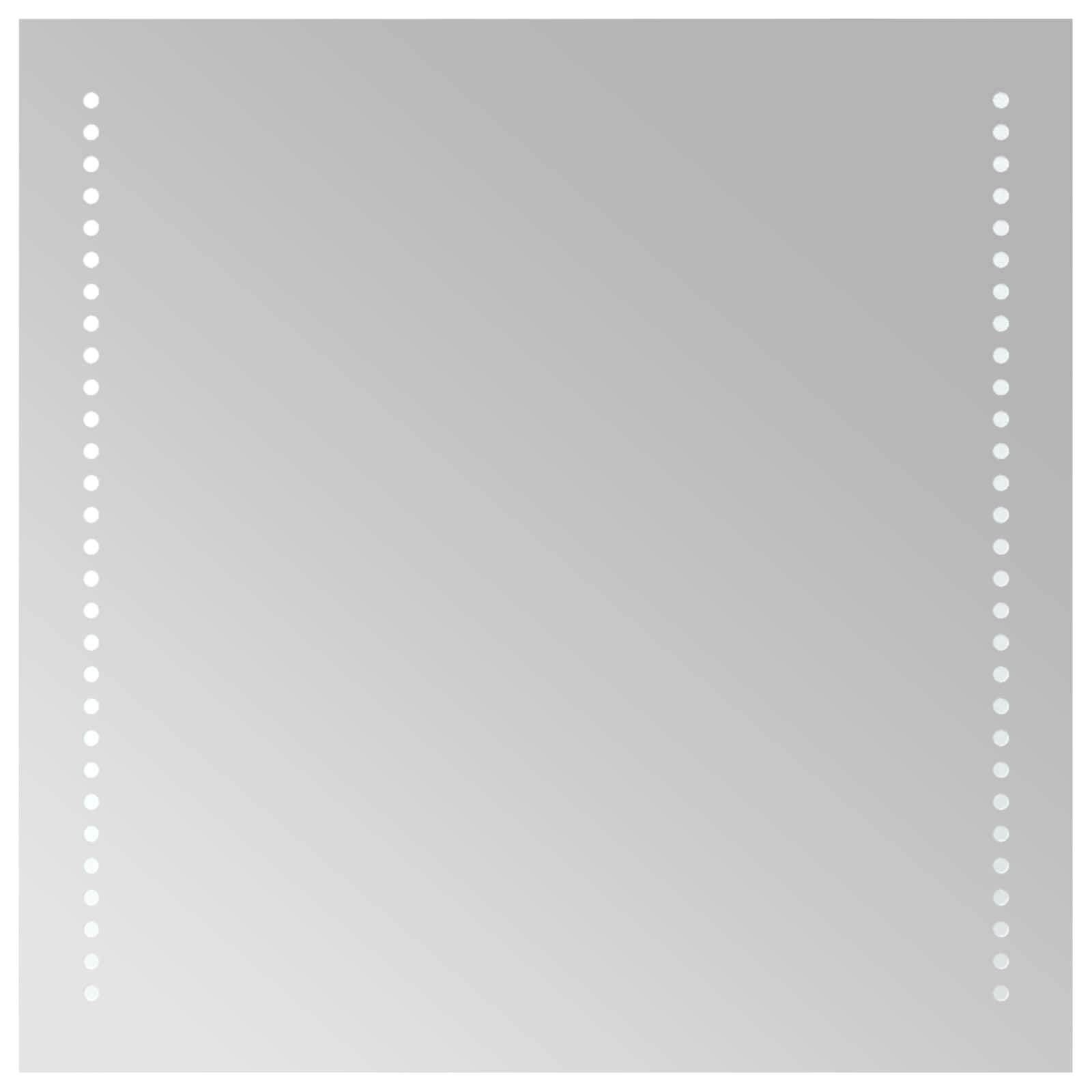 LED Badkamer Spiegel Transparant 50 x 50 cm gehard glas image 2
