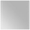 vidaXL LED vannitoa peegel L&auml;bipaistev 60 x 60 cm karastatud klaas
