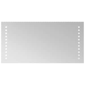 vidaXL LED vannitoa peegel L&auml;bipaistev 40 x 20 cm karastatud klaas