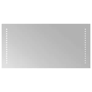 vidaXL LED vannitoa peegel L&auml;bipaistev 60 x 30 cm karastatud klaas