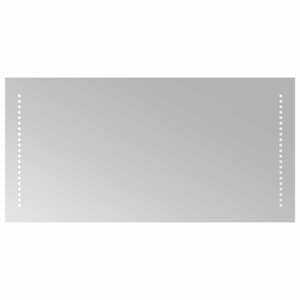 vidaXL LED vannitoa peegel L&auml;bipaistev 80 x 40 cm karastatud klaas