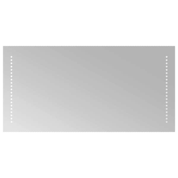 vidaXL LED vannitoa peegel L&auml;bipaistev 80 x 40 cm karastatud klaas