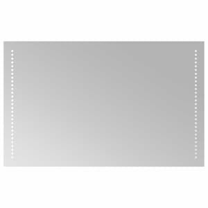 vidaXL LED vannitoa peegel L&auml;bipaistev 80 x 50 cm karastatud klaas