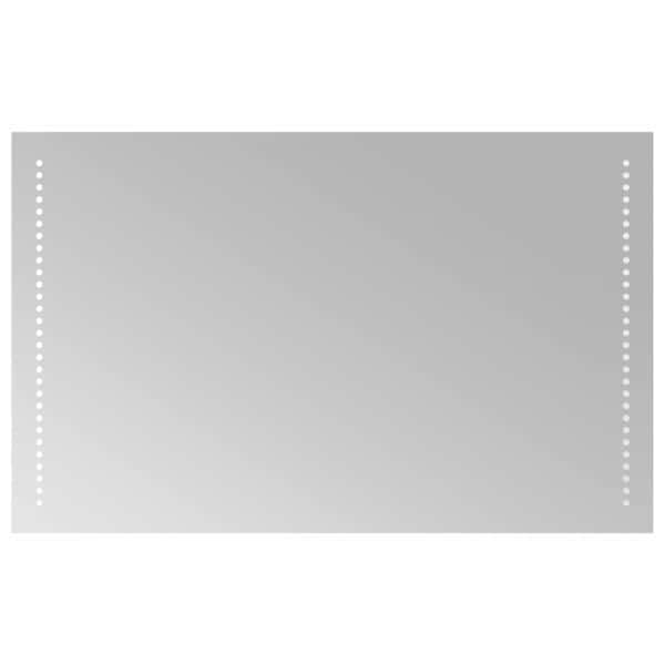 vidaXL LED vannitoa peegel L&auml;bipaistev 80 x 50 cm karastatud klaas
