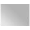 vidaXL LED vannitoa peegel L&auml;bipaistev 80 x 60 cm karastatud klaas