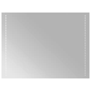 vidaXL LED vannitoa peegel L&auml;bipaistev 80 x 60 cm karastatud klaas