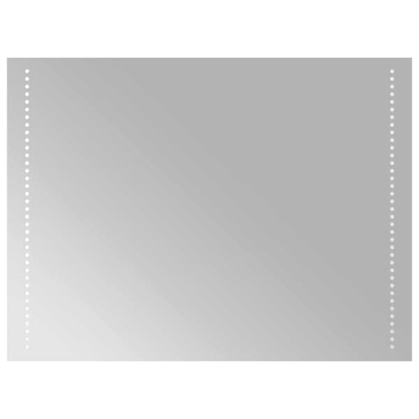 vidaXL LED vannitoa peegel L&auml;bipaistev 80 x 60 cm karastatud klaas