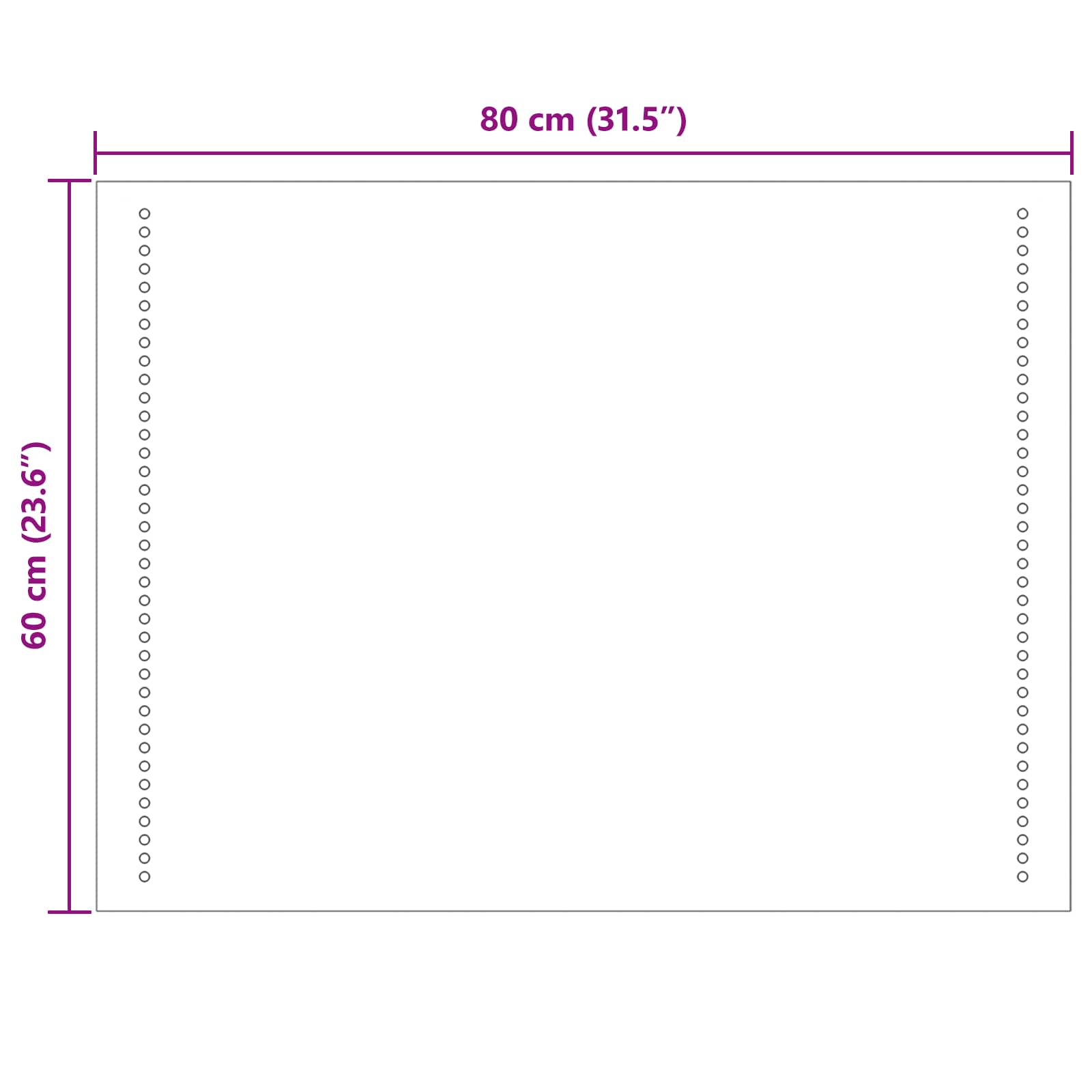 LED Badkamer Spiegel Doorzichtig 80 x 60 cm gehard glas image 9