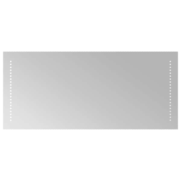 vidaXL LED vannitoa peegel L&auml;bipaistev 90 x 40 cm karastatud klaas
