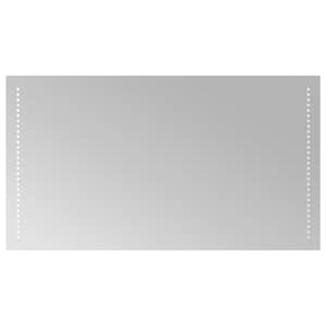 vidaXL LED vannitoa peegel L&auml;bipaistev 90 x 50 cm karastatud klaas