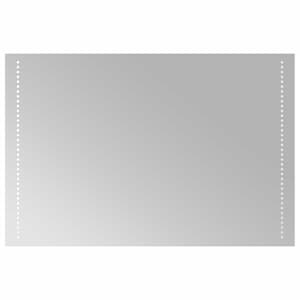 vidaXL LED vannitoa peegel L&auml;bipaistev 90 x 60 cm karastatud klaas