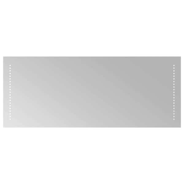 vidaXL LED vannitoa peegel L&auml;bipaistev 100 x 40 cm karastatud klaas