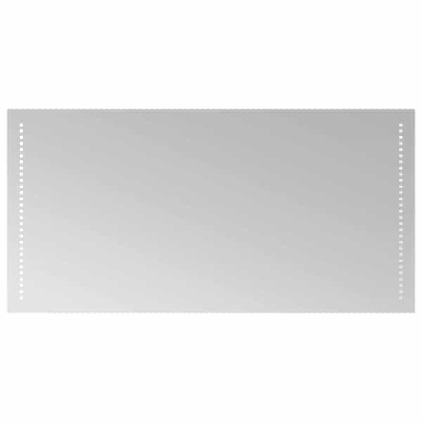 vidaXL LED vannitoa peegel L&auml;bipaistev 100 x 50 cm karastatud klaas