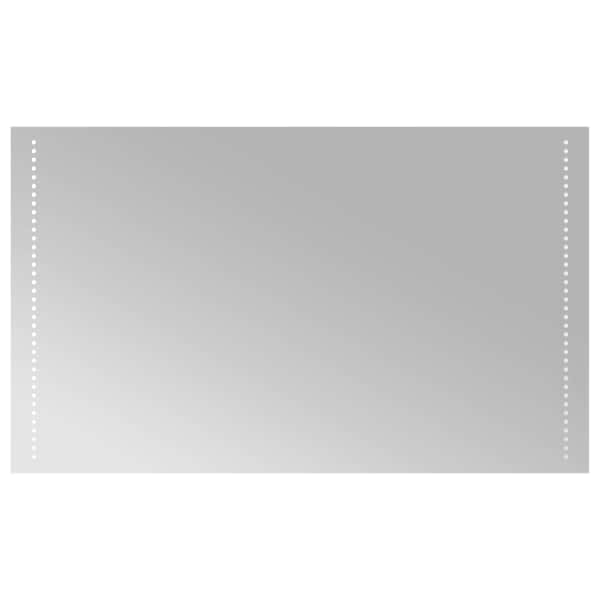 vidaXL LED vannitoa peegel L&auml;bipaistev 100 x 60 cm karastatud klaas