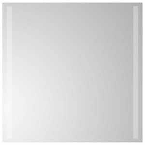 vidaXL LED vannitoa peegel L&auml;bipaistev 60 x 60 cm karastatud klaas