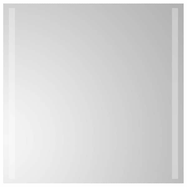 vidaXL LED vannitoa peegel L&auml;bipaistev 60 x 60 cm karastatud klaas