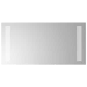 vidaXL LED vannitoa peegel L&auml;bipaistev 40 x 20 cm karastatud klaas