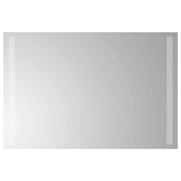 vidaXL LED vannitoa peegel L&auml;bipaistev 60 x 40 cm karastatud klaas