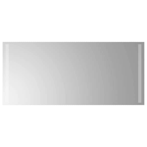 vidaXL LED vannitoa peegel L&auml;bipaistev 90 x 40 cm karastatud klaas