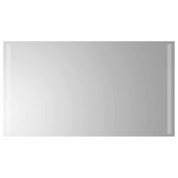 vidaXL LED vannitoa peegel L&auml;bipaistev 90 x 50 cm karastatud klaas