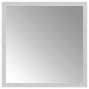 vidaXL LED vannitoa peegel L&auml;bipaistev 30 x 30 cm karastatud klaas