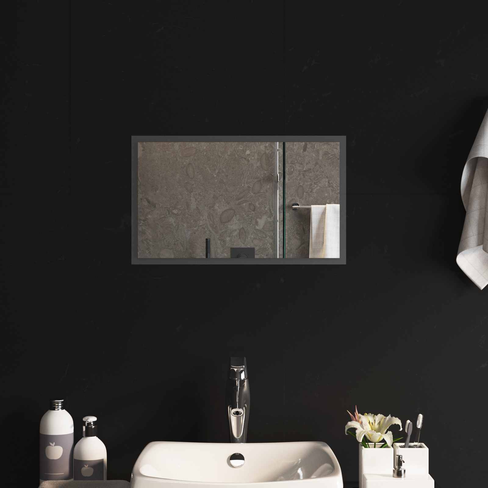 LED Badkamer Spiegel Transparant 50 x 30 cm gehard glas image 1
