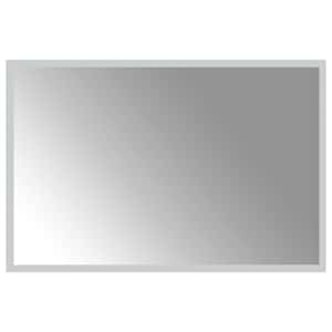 vidaXL LED vannitoa peegel L&auml;bipaistev 60 x 40 cm karastatud klaas