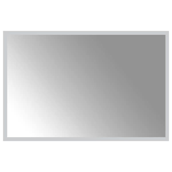 vidaXL LED vannitoa peegel L&auml;bipaistev 60 x 40 cm karastatud klaas