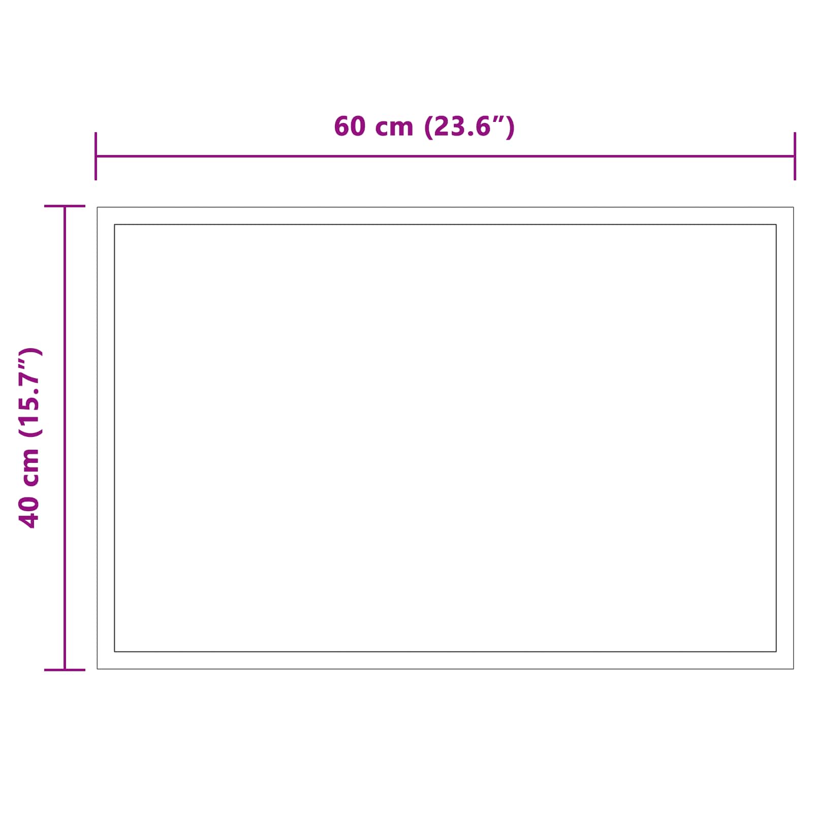 LED Badkamer Spiegel Transparant 60 x 40 cm gehard glas image 5