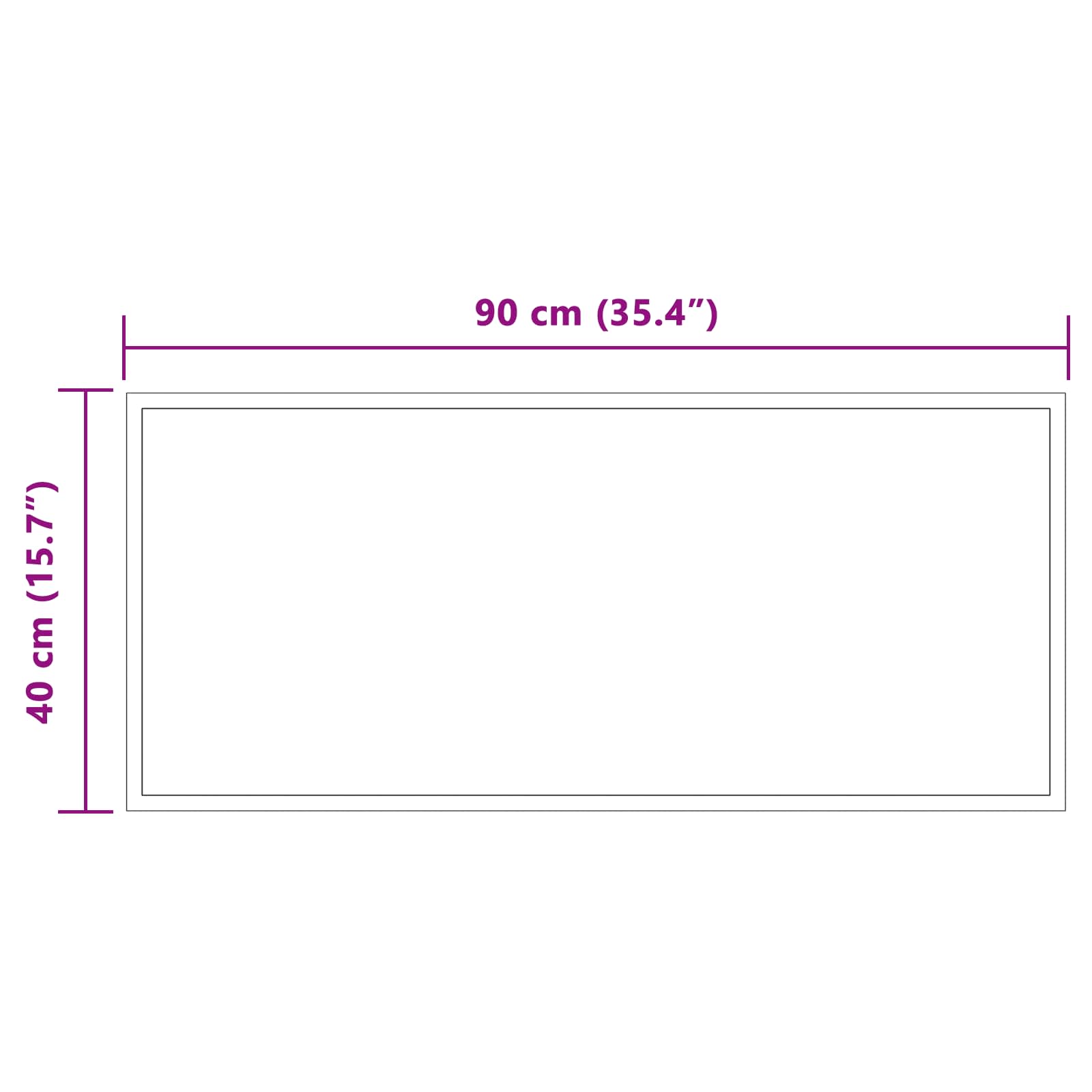 LED Badkamer Spiegel Transparant 90 x 40 cm gehard glas image 5
