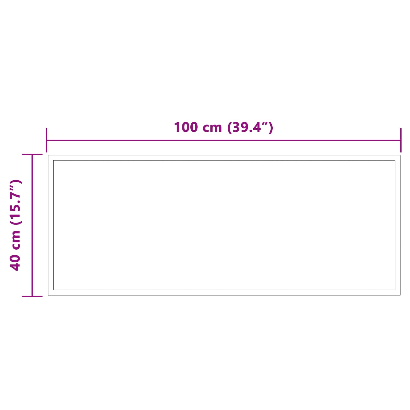 LED Badkamer Spiegel Transparant 100 x 40 cm gehard glas image 5