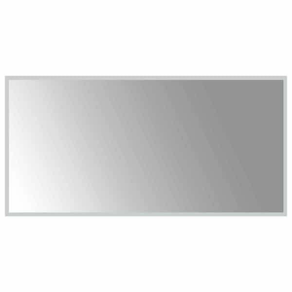vidaXL LED vannitoa peegel L&auml;bipaistev 100 x 50 cm karastatud klaas