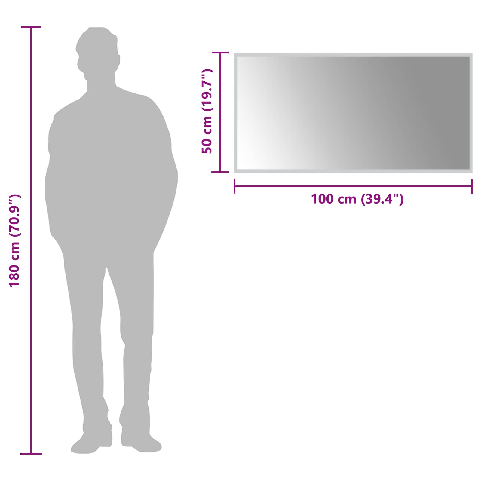 LED Badkamer Spiegel Transparant 100 x 50 cm gehard glas image 6