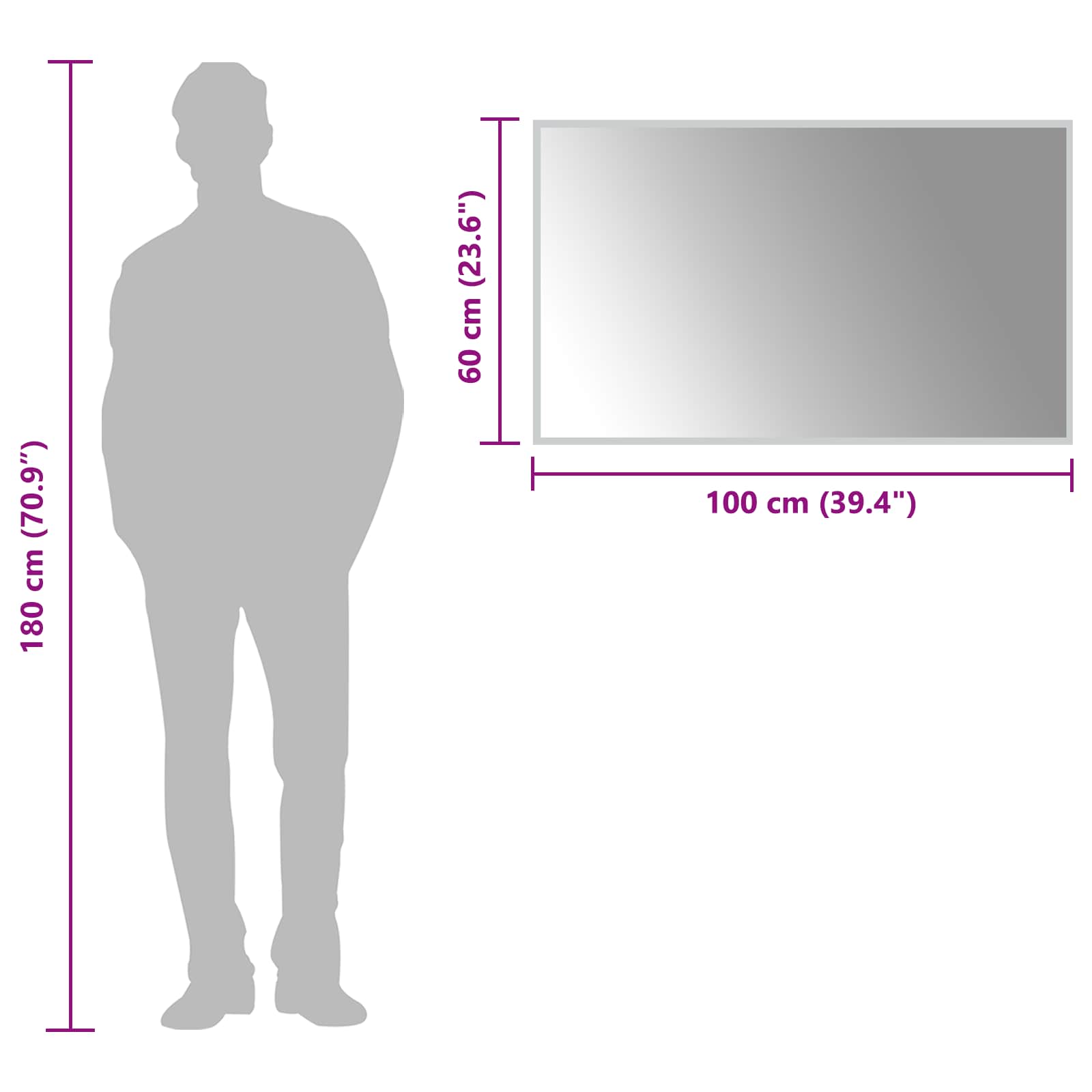 LED Badkamer Spiegel Transparant 100 x 60 cm gehard glas image 6