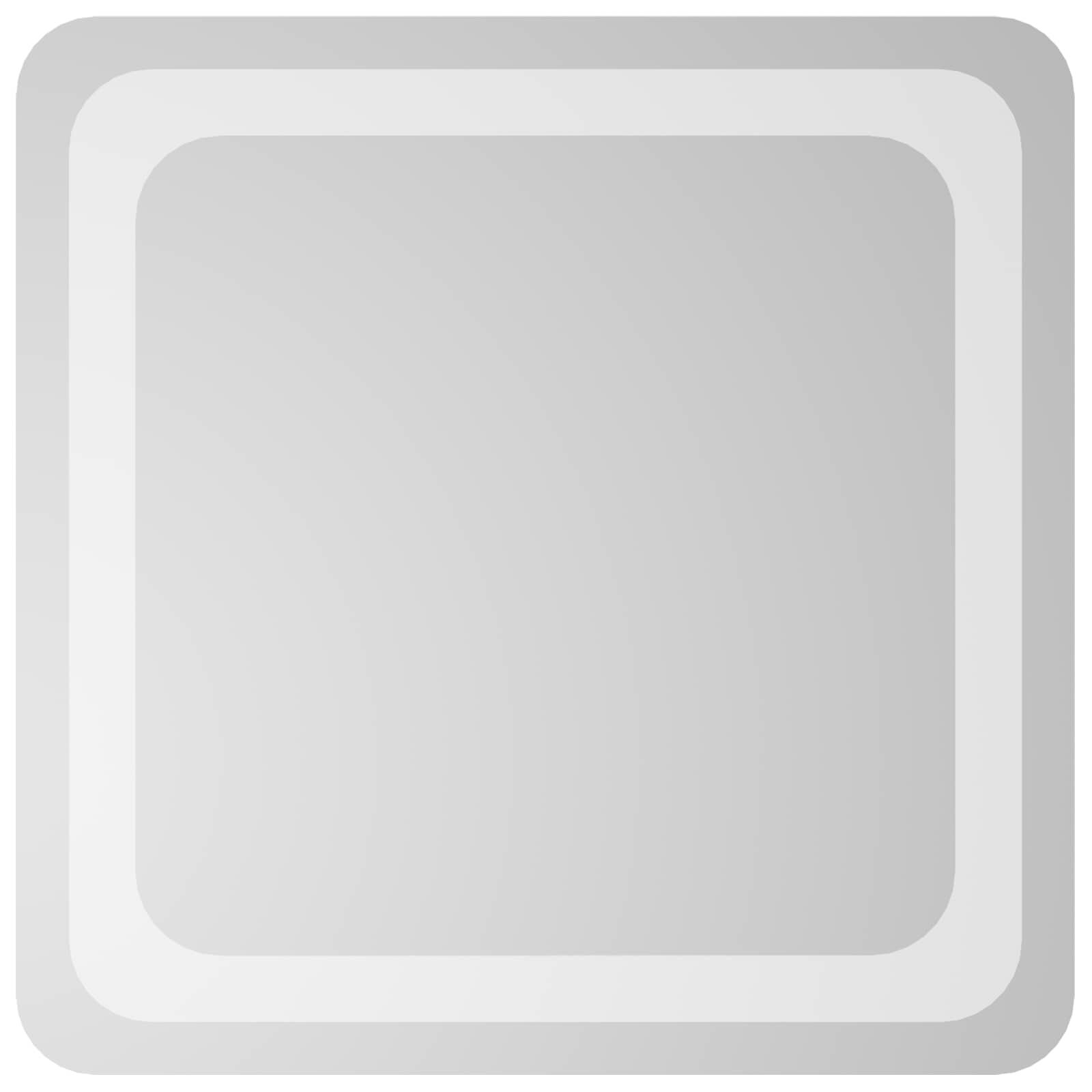 LED Badkamer Spiegel Transparant 40 x 40 cm gehard glas image 2