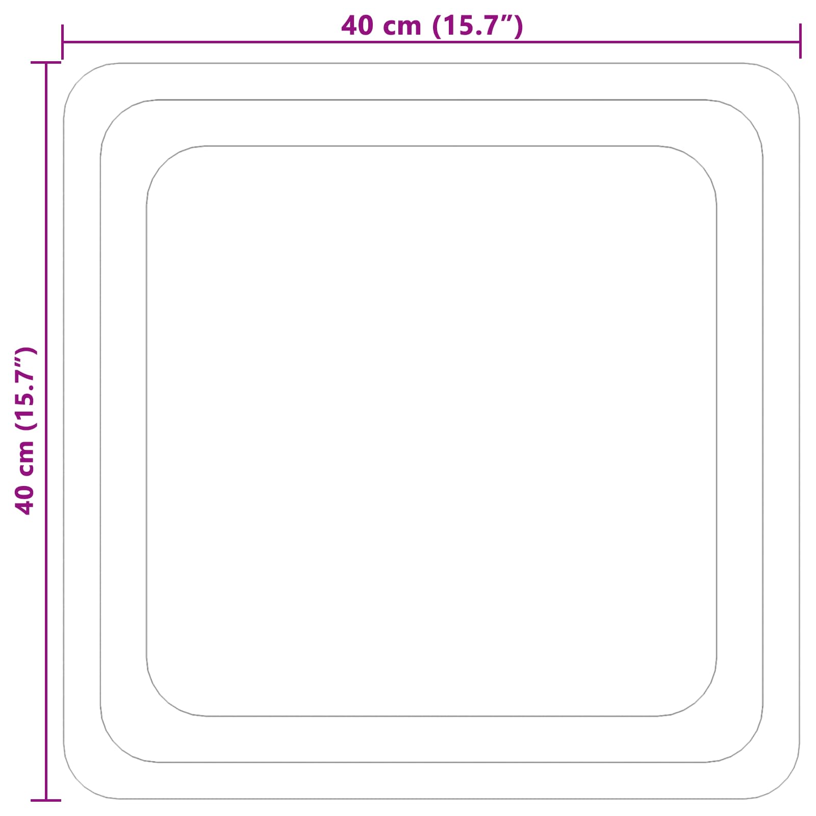 LED Badkamer Spiegel Transparant 40 x 40 cm gehard glas image 5