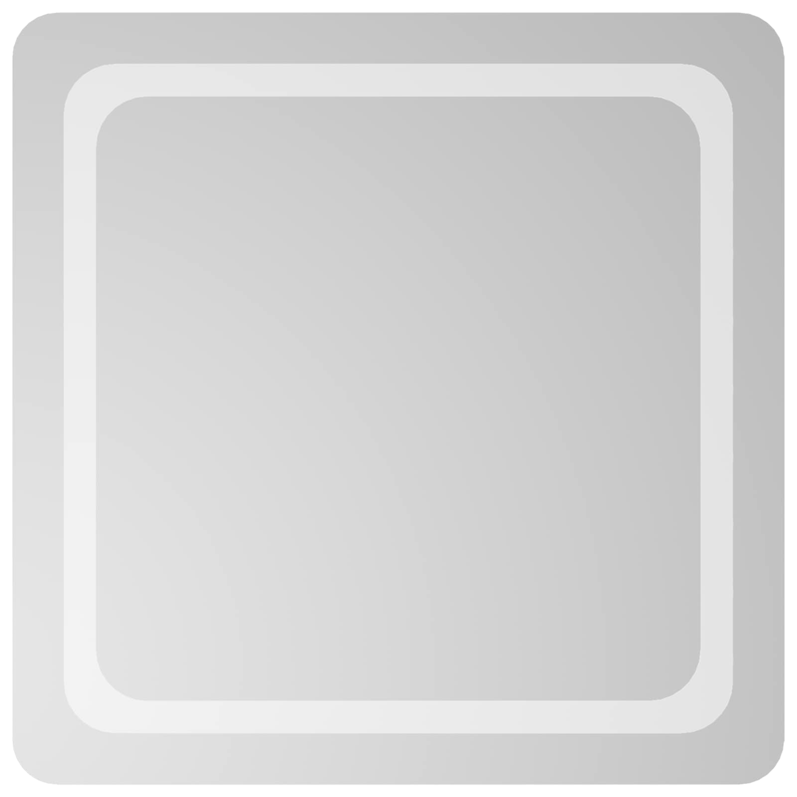 LED Badkamer Spiegel Transparant 60 x 60 cm gehard glas image 2