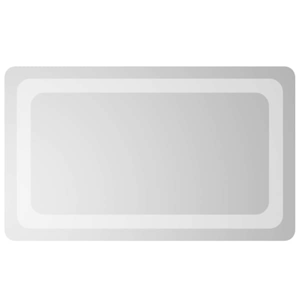 vidaXL LED vannitoa peegel L&auml;bipaistev 50 x 30 cm karastatud klaas
