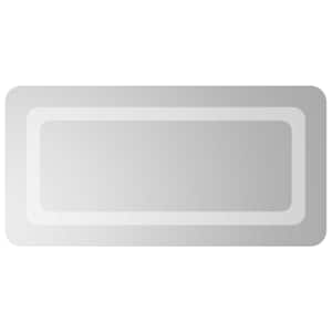 vidaXL LED vannitoa peegel L&auml;bipaistev 60 x 30 cm karastatud klaas