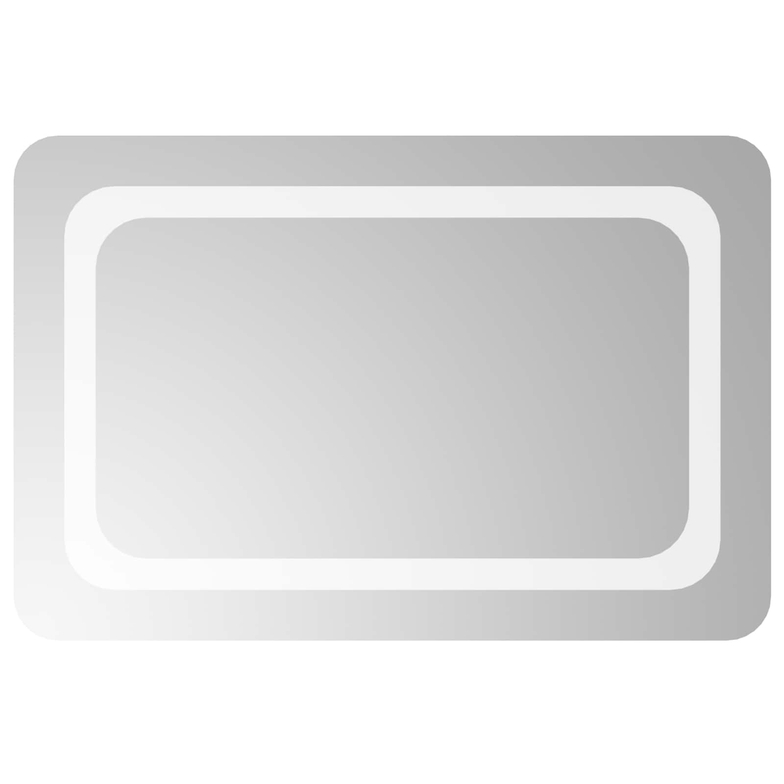 LED Badkamer Spiegel Transparant 60 x 40 cm gehard glas image 2