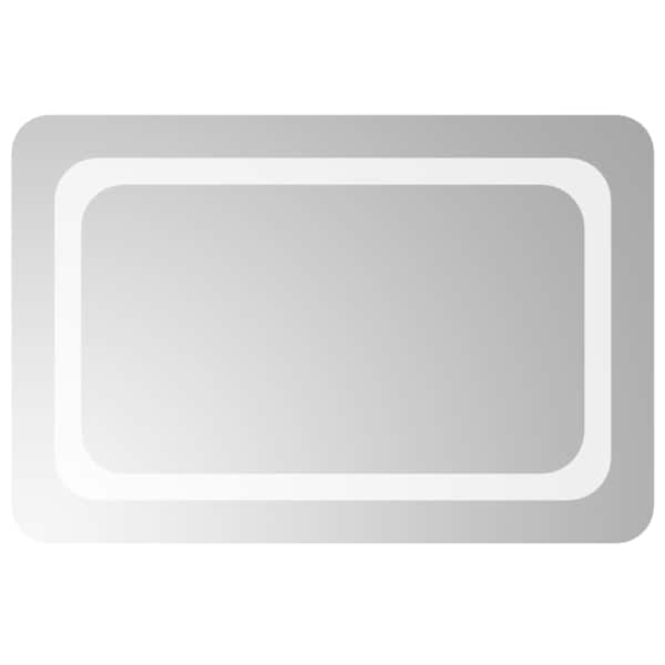 vidaXL LED vannitoa peegel L&auml;bipaistev 60 x 40 cm karastatud klaas
